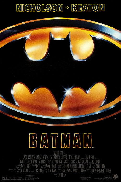 the movie poster: Batman (1989) ver2