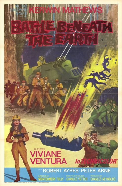 the movie poster: Battle Beneath the Earth (1967)