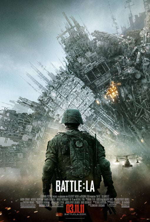 1000 piece jigsaw puzzle for the movie poster: Battle: Los Angeles (2011) ver9