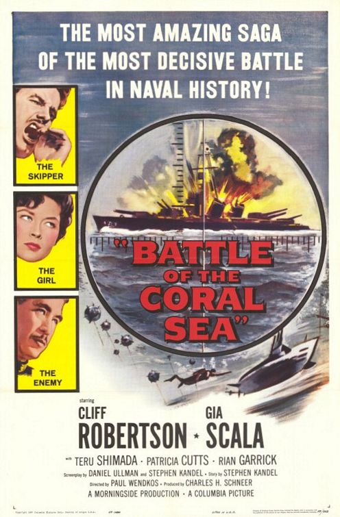 the movie poster: Battle of the Coral Sea (1959)