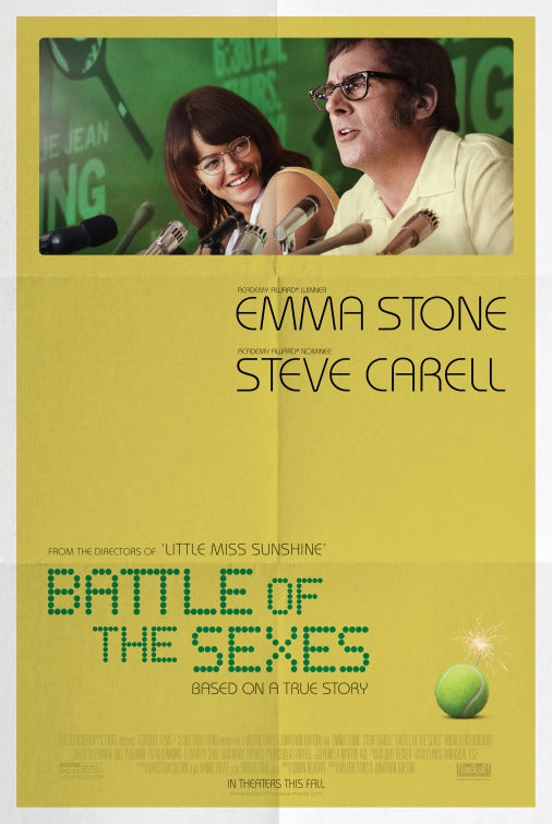 1000 piece jigsaw puzzle for the movie poster: Battle of the Sexes (2017) ver5