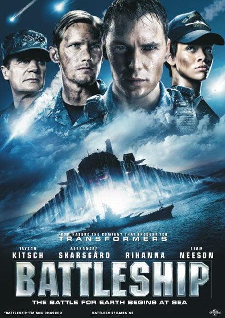 1000 piece jigsaw puzzle for the movie poster: Battleship (2012) ver12