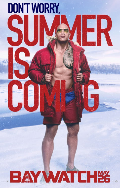 1000 piece jigsaw puzzle for the movie poster: Baywatch (2017)