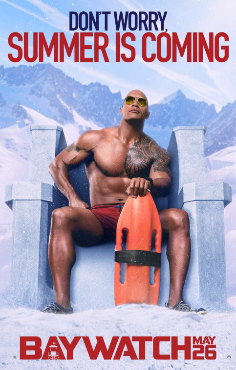 1000 piece jigsaw puzzle for the movie poster: Baywatch (2017) ver10