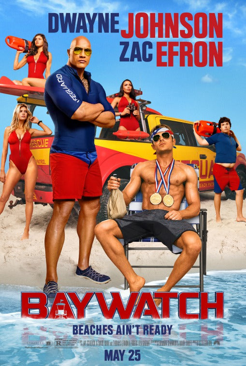 1000 piece jigsaw puzzle for the movie poster: Baywatch (2017) ver12