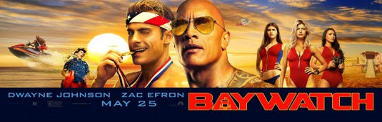 1000 piece jigsaw puzzle for the movie poster: Baywatch (2017) ver17