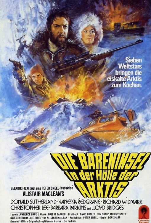 1000 piece jigsaw puzzle for the movie poster: Bear Island (1979) ver2
