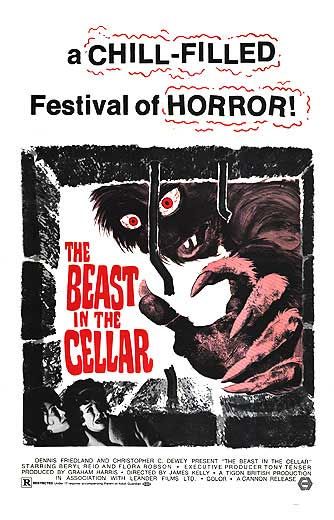 the movie poster: The Beast in the Cellar (1971)