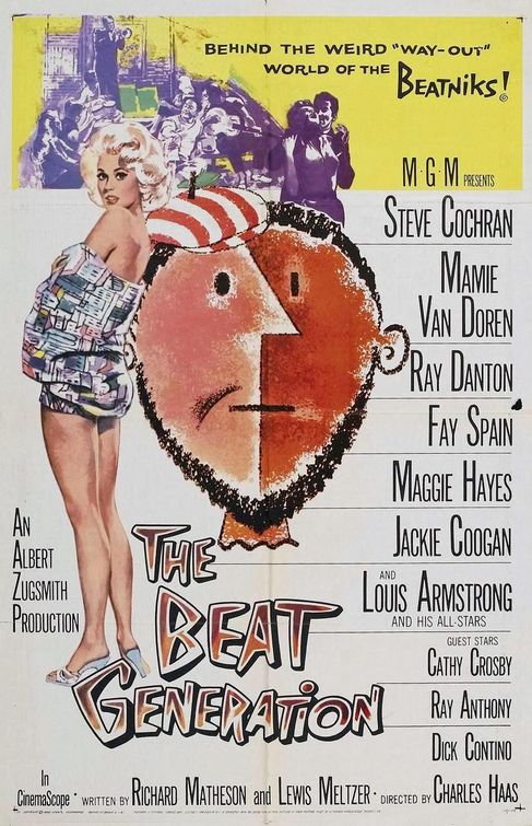 the movie poster: The Beat Generation (1959)