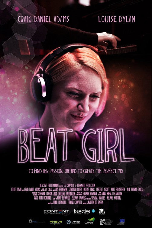 1000 piece jigsaw puzzle for the movie poster: Beat Girl (2013)