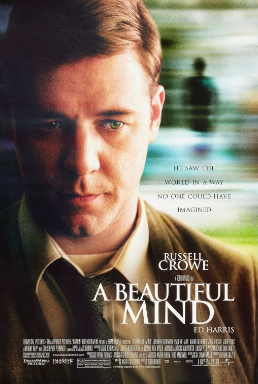 the movie poster: A Beautiful Mind (2001)