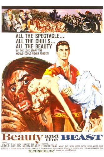 the movie poster: Beauty and the Beast (1962)