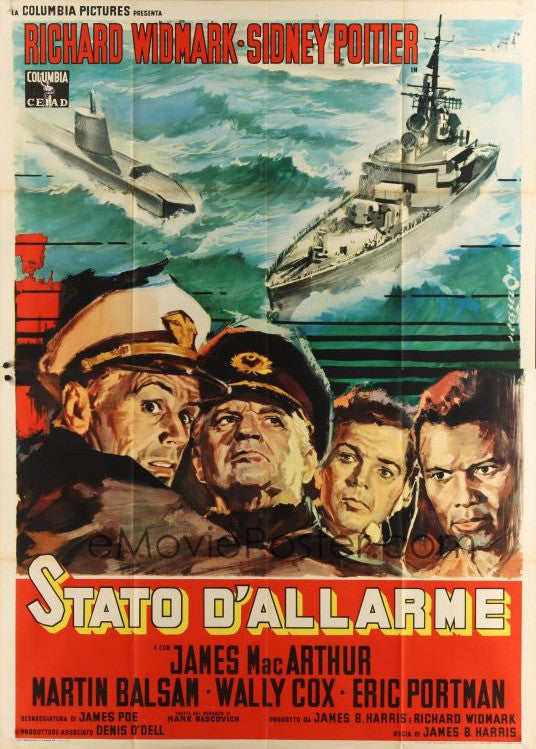 1000 piece jigsaw puzzle for the movie poster: The Bedford Incident (1965) ver5