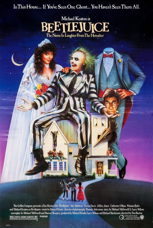 the movie poster: Beetlejuice (1988)