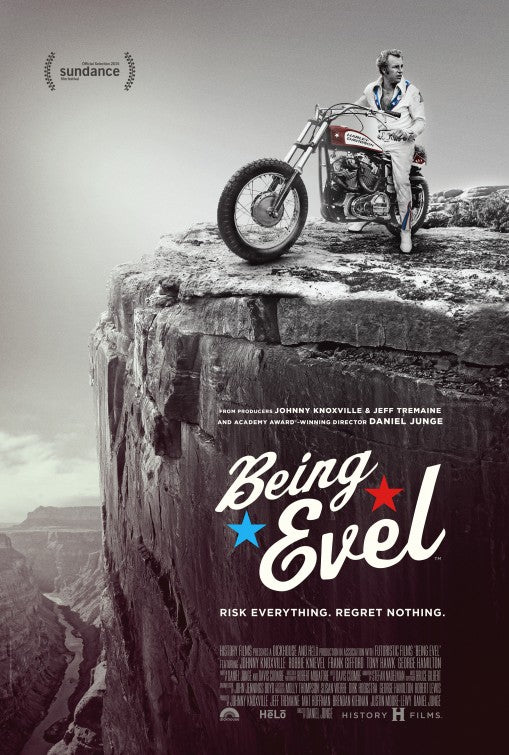 1000 piece jigsaw puzzle for the movie poster: Being Evel (2015)