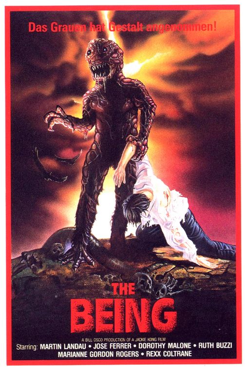 the movie poster: The Being (1983) ver2