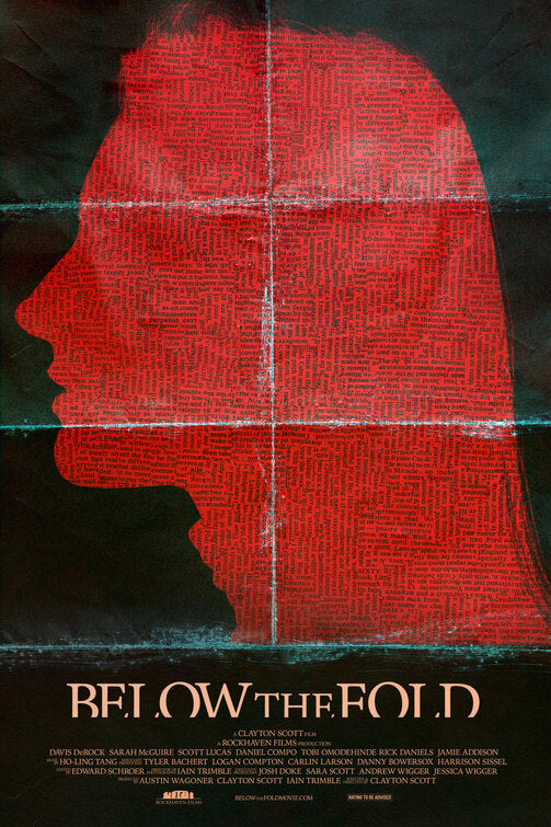 1000 piece jigsaw puzzle for the movie poster: Below the Fold (2021)