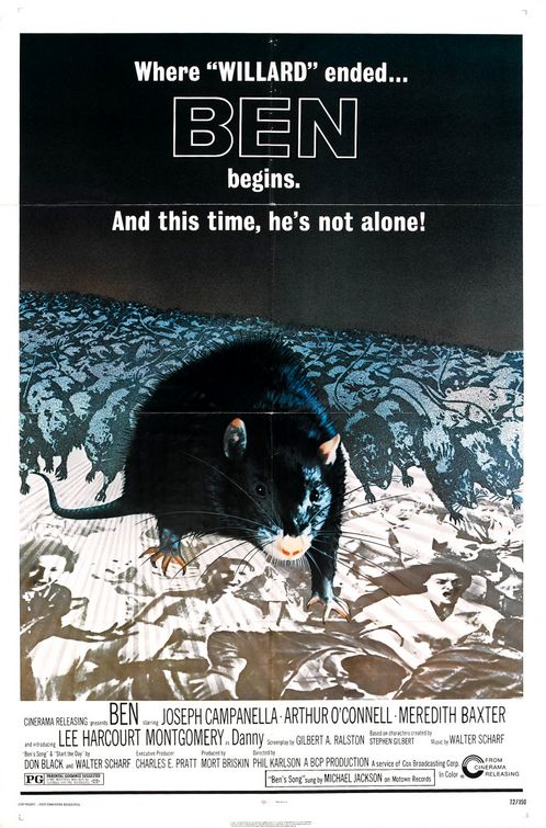 the movie poster: Ben (1972) ver2