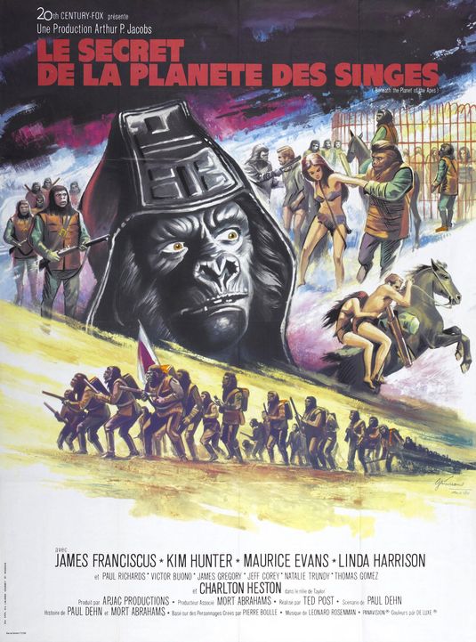 the movie poster: Beneath the Planet of the Apes (1970) ver2
