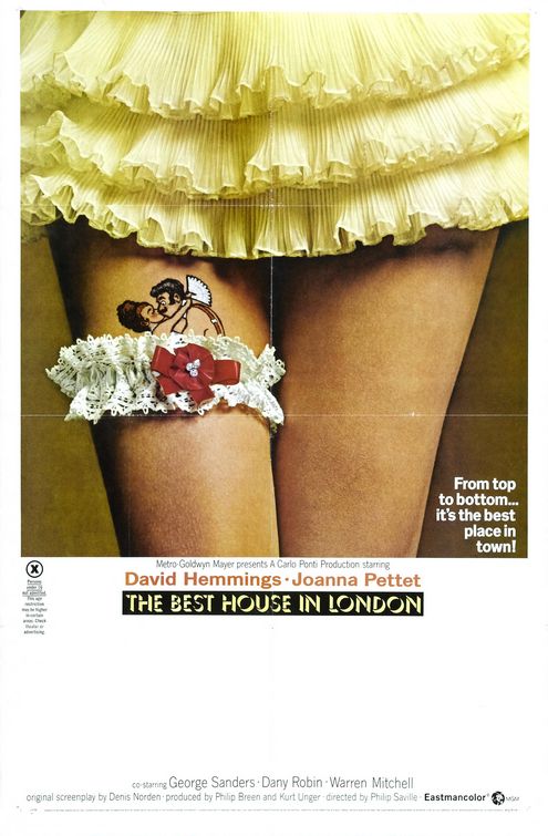 the movie poster: The Best House in London (1969)