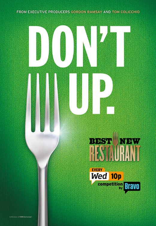 1000 piece jigsaw puzzle for tv poster: Best New Restaurant