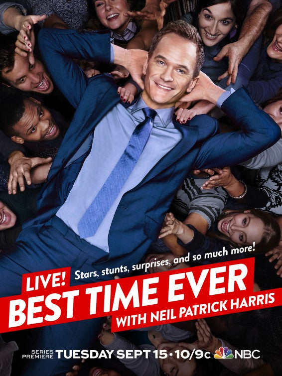 1000 piece jigsaw puzzle for tv poster: Best Time Ever with Neil Patrick Harris