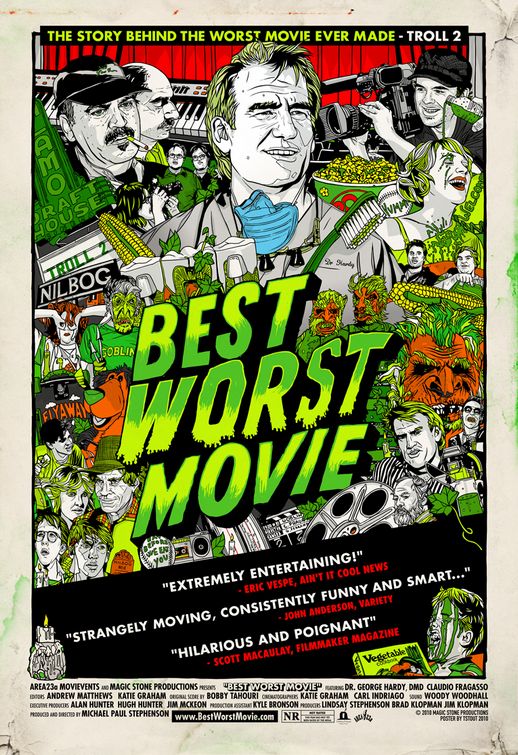 1000 piece jigsaw puzzle for the movie poster: Best Worst Movie (2010)