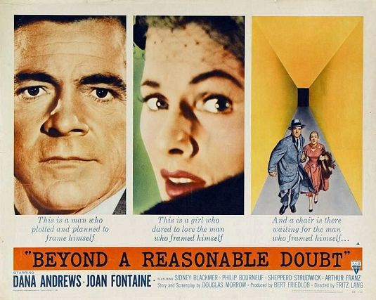 the movie poster: Beyond a Reasonable Doubt (1956) ver2