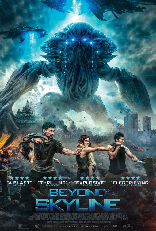 1000 piece jigsaw puzzle for the movie poster: Beyond Skyline (2017) ver3