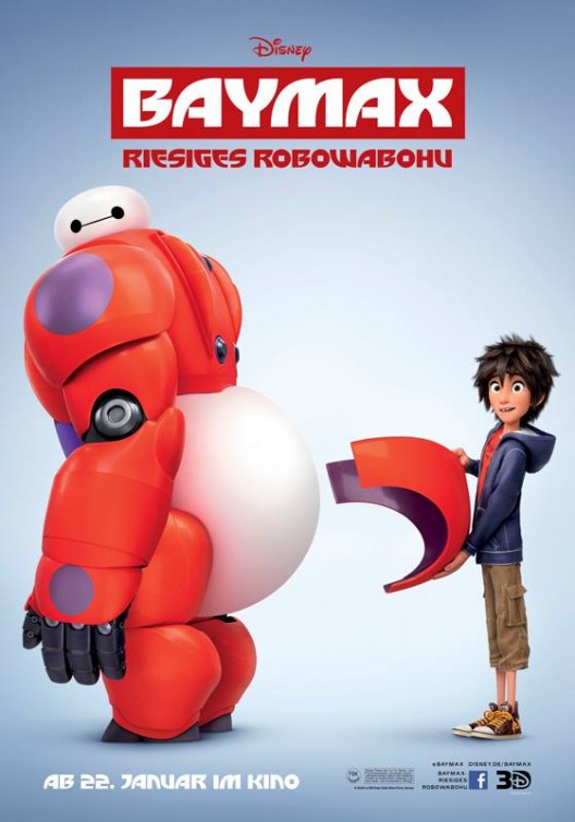 1000 piece jigsaw puzzle for the movie poster: Big Hero 6 (2014) ver14