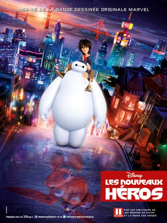 1000 piece jigsaw puzzle for the movie poster: Big Hero 6 (2014) ver15