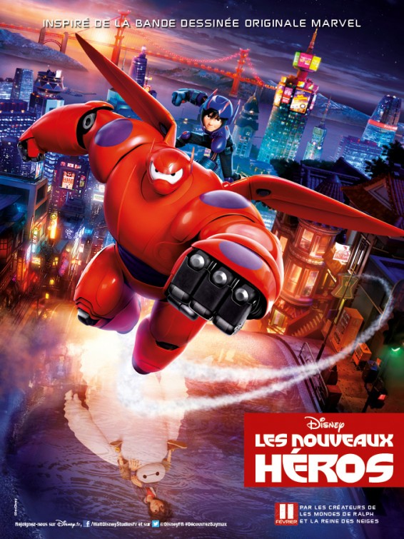 1000 piece jigsaw puzzle for the movie poster: Big Hero 6 (2014) ver16