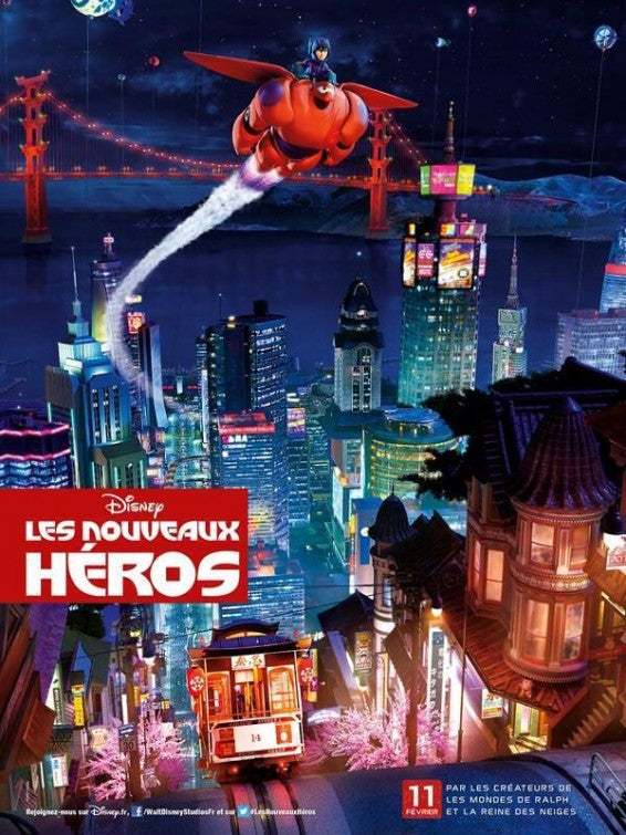 1000 piece jigsaw puzzle for the movie poster: Big Hero 6 (2014) ver5