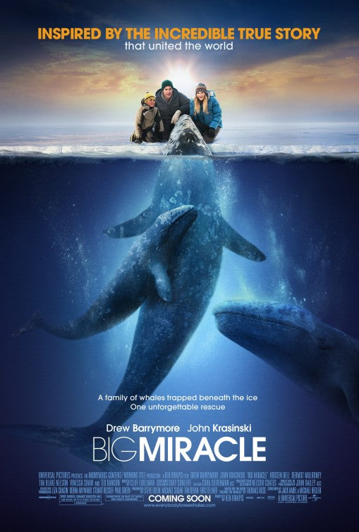 1000 piece jigsaw puzzle for the movie poster: Big Miracle (2012)