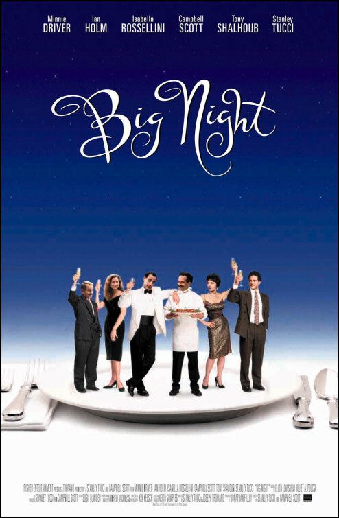 the movie poster: Big Night (1996) ver2