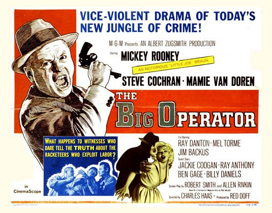 the movie poster: The Big Operator (1959)