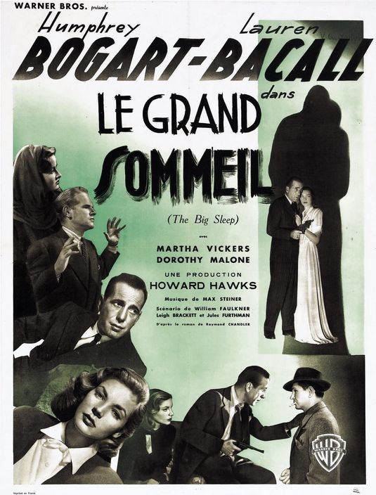 the movie poster: The Big Sleep (1946) ver3