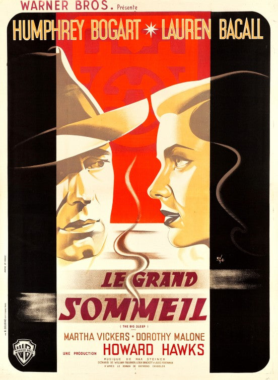 the movie poster: The Big Sleep (1946) ver6