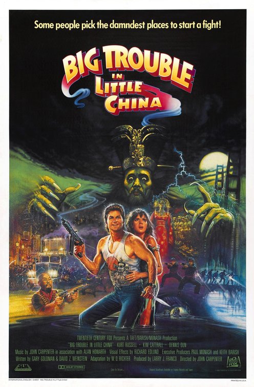 1000 piece jigsaw puzzle for the movie poster: Big Trouble in Little China (1986) ver2