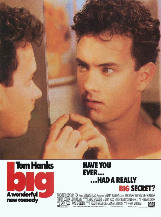 1000 piece jigsaw puzzle for the movie poster: Big (1988) ver3