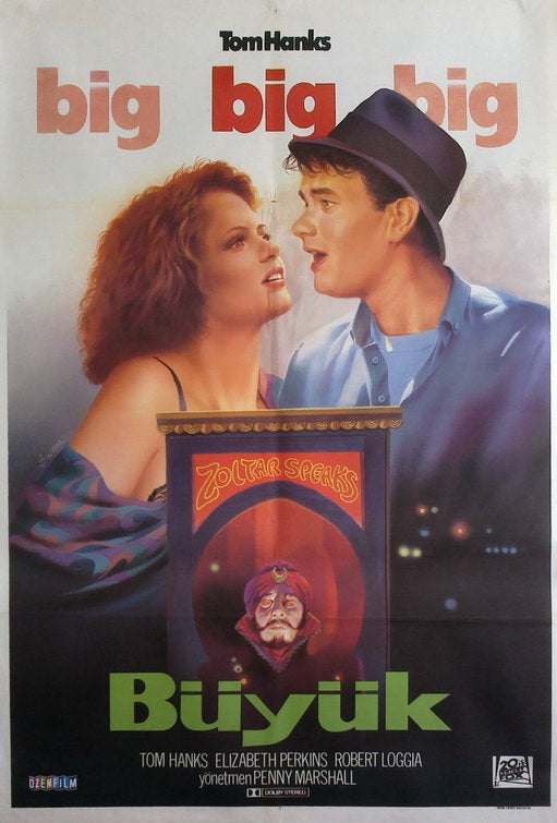 1000 piece jigsaw puzzle for the movie poster: Big (1988) ver5