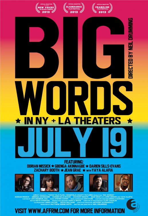 1000 piece jigsaw puzzle for the movie poster: Big Words (2013)