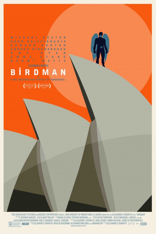 1000 piece jigsaw puzzle for the movie poster: Birdman (2014) ver19