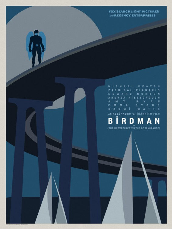 1000 piece jigsaw puzzle for the movie poster: Birdman (2014) ver7