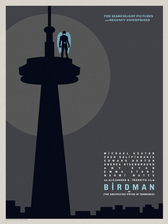 1000 piece jigsaw puzzle for the movie poster: Birdman (2014) ver8