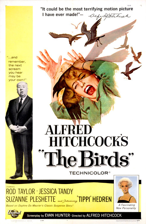the movie poster: The Birds (1963)