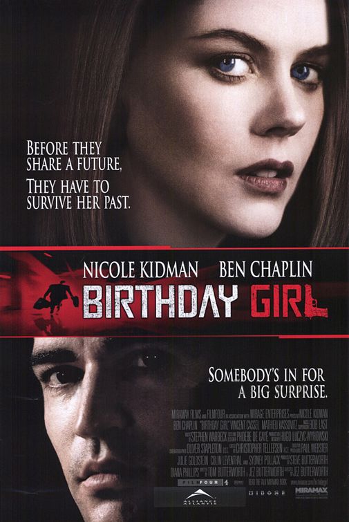 the movie poster: Birthday Girl (2002)