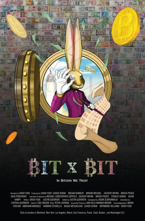 1000 piece jigsaw puzzle for the movie poster: BIT X BIT: In Bitcoin We Trust (2017)