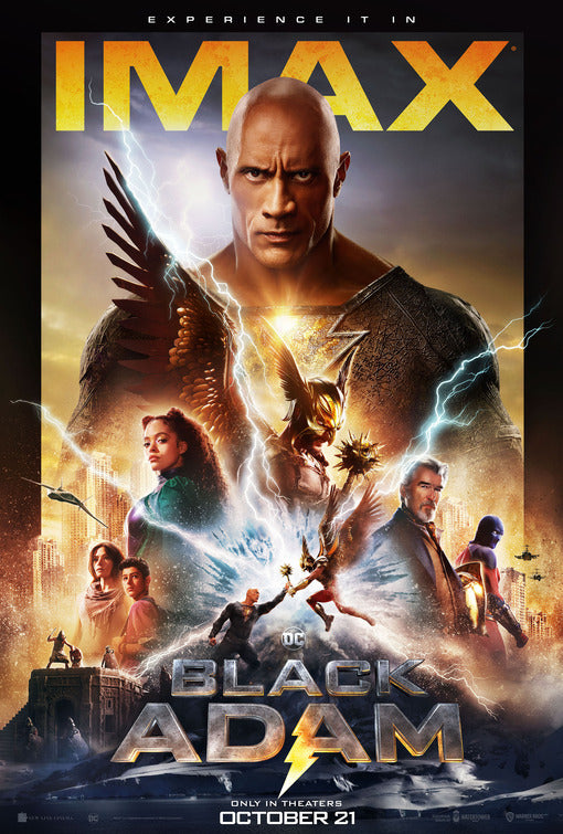 1000 piece jigsaw puzzle for the movie poster: Black Adam (2022) ver11