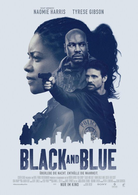 1000 piece jigsaw puzzle for the movie poster: Black and Blue (2019) ver2
